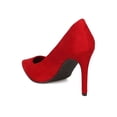 thumbnail image 3 of New Women Breckelles Liane-02 Faux Suede Pointy Toe Stiletto Pump, 3 of 5