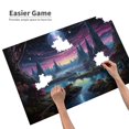 thumbnail image 3 of Sikiie Fantasy Landscape Starry Night Puzzle, Jigsaw Puzzles, Jigsaw Puzzles 1000 Pieces, Custom Jigsaw Puzzle for Adults (29.5×19.7in, Horizontal), 3 of 9