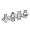 thumbnail image 1 of Conector De Mamparo De Aire Acondicionado, Mamparo De CA De aleación De Aluminio Plateado Confiable 181153 100 Para Chevelle, 1 of 7