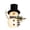 B, variant on Christmas Snowman Night Light for Indoor Home Decor, Buffalo Plaid LED Figurine with Pine Accents, Holiday Bedroom Living Room Tabletop Decoration 14.6 Inch