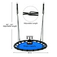 thumbnail image 2 of Gymax 40'' Flying Saucer Round Tree Swing Kids Play Set w/ Adjustable Ropes Outdoor Blue, 2 of 10