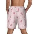 thumbnail image 4 of Uemuo Poodle Dog Pattern Mens Swim Trunks Quick Dry Board Shorts with Mesh Lining, Stretch Beach Shorts Quick Dry No-Chafing Board Shorts-3X-Large, 4 of 9