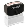 Universal - Stamp - pre-inked - red - stock text - CANCELLED - 1.7 in x 0.55 in