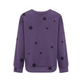 thumbnail image 5 of Bovemsi Womens Sweatshirts Solid Color Sweatshirt Tops Long Sleeves Casual Pullover Lightweight Loose Fall Fashion Outfits 2025 Clothes, 5 of 9