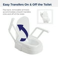 Drive Medical PreserveTech Universal Raised Toilet Seat