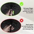 thumbnail image 3 of Toptie Compact Mini Umbrella for Purse, Small Sun & Rain Umbrellas with Case, Travel Folding Umbrella, 3 of 7