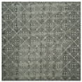 thumbnail image 6 of SAFAVIEH Dip Dye Dedan Damask Wool Area Rug, Grey, 7' x 7' Square, 6 of 9