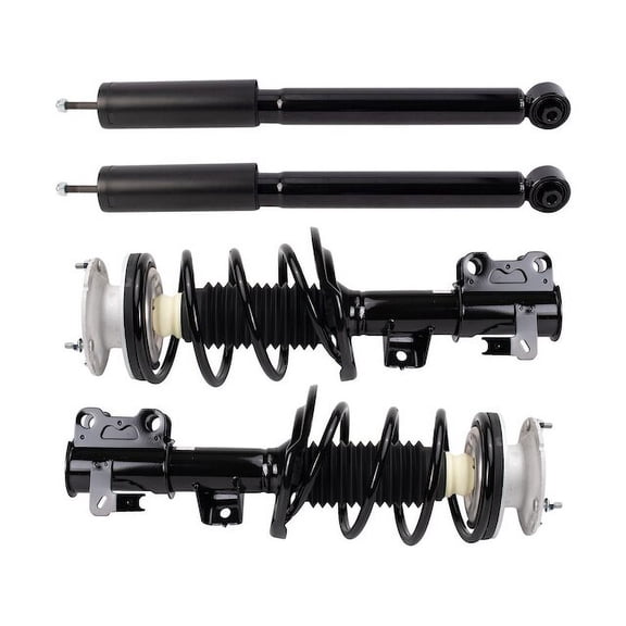 Front and Rear Shock Strut and Coil Spring Kit 4 Piece - Compatible with 2013 - 2019 Cadillac ATS AWD 2014 2015 2016 2017 2018