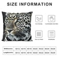 thumbnail image 5 of Black Pillowcases Animal Print Pillow Case Decorative Throw Pillow Cover for Home Sofa Office, 5 of 5