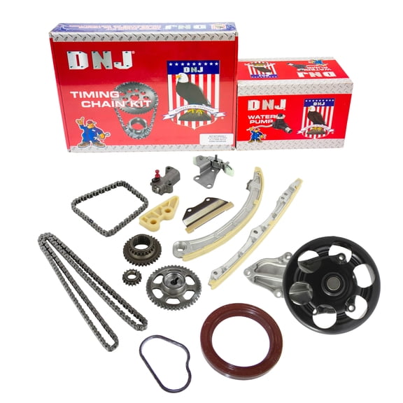 DNJ TK216WP Timing Chain Kit with Water Pump Fits Cars & Trucks 02-06 Acura 2.0L L4 DOHC 16V