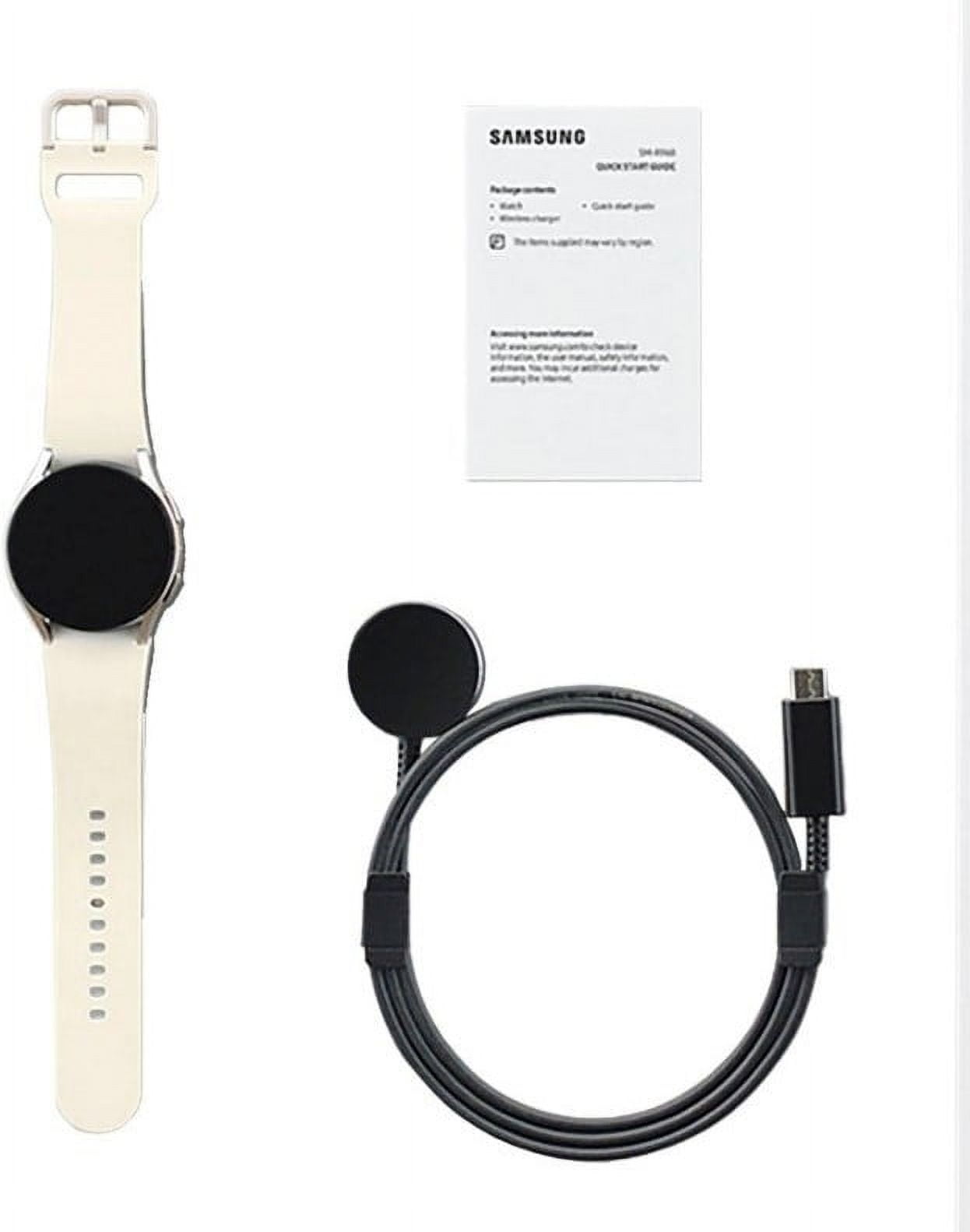 Restored Watch6 Galaxy Aluminum Smartwatch 40mm LTE - Cream (Refurbished)