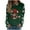 Green, variant on Christmas Sweatshirts for Women Plus Size Long Sleeves Color Tunic Tops Crewneck Hoodless Tunic Tops Casual Sweatshirt