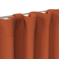 thumbnail image 4 of Mainstays Kids Orange Solid Blackout Rod Pocket with Back Tabs Curtain Panel Pair, Set of 2, 30" W x 63" L, 4 of 8