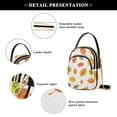 thumbnail image 4 of FORMRS Crossbody Bag for Women Quilted Travel Shoulder Cell Phone Purse with Chain Strap Handbag, Yellow Leaves, 4 of 7