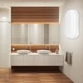 thumbnail image 3 of Lámpara de techo de pared con mamparo ovalado LED blanco neutro lámpara de jardín impermeable para interiores y exteriores, 3 of 8