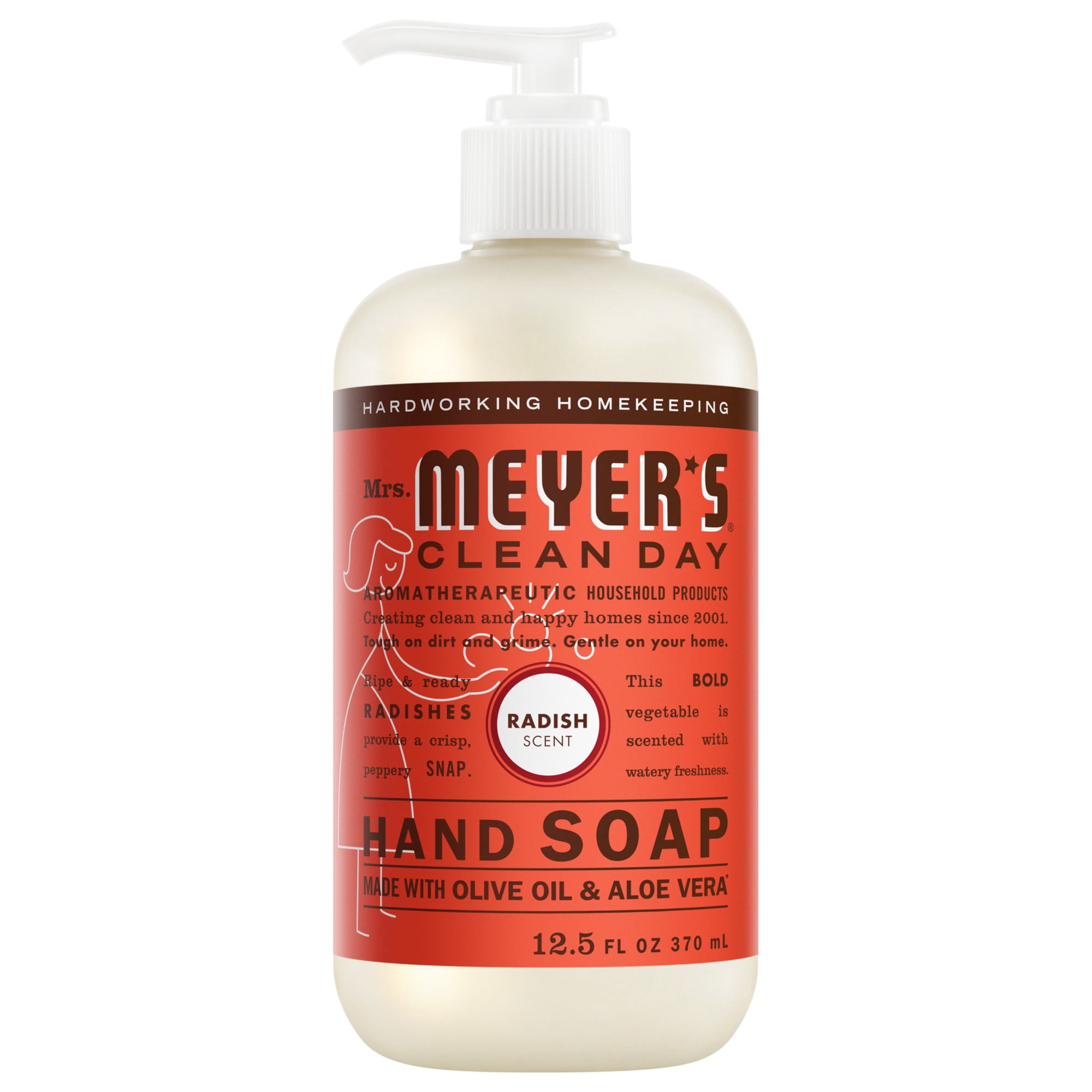 Mrs. Meyer’s Clean Day Hand Soap, Radish Scent, 12.5 Fl Oz Bottle