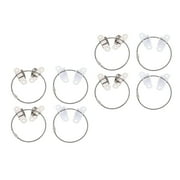 WORGEOUS 8-Pack Home Furniture Anti-tip Safety Straps for Cabinets and Appliances, Secure Fixing Safety Strap Set