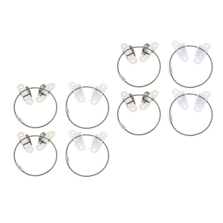 WORGEOUS 8-Pack Home Furniture Anti-tip Safety Straps for Cabinets and Appliances, Secure Fixing Safety Strap Set