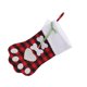 thumbnail image 4 of Calcetín Navideño, Pata De Perro, Decoración De Calcetín Navideño A Cuadros Con Apertura Grande, Crea Un Ambiente Festivo Para Chimenea Para Escalera ANGGREK Dog Paw Christmas Stocking, 4 of 8