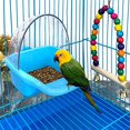 thumbnail image 5 of 1 caja de Baño de aves, juguete de Baño de aves, jaula de baño colgante para loros, bañera para loros, soporte para alimentador de ducha de agua, bandeja, jaula para pájaros, accesorios de baño para pájaros ER, 5 of 5