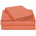 thumbnail image 3 of Salmon Solid Sheet Set King Orange, 3 of 3