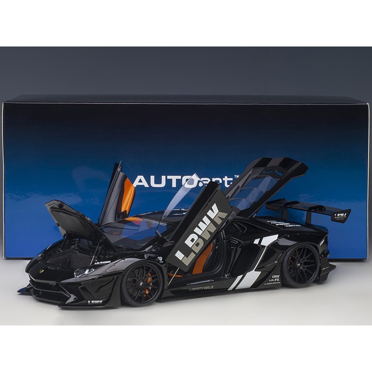 Lamborghini Aventador Liberty Walk LB-Works Livery Black with