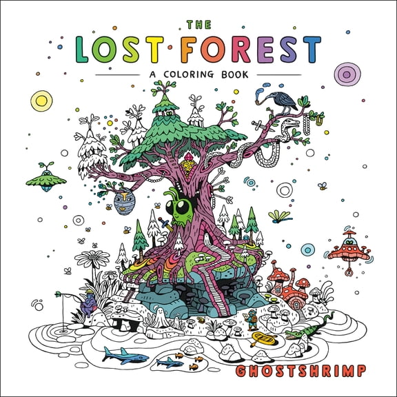 The Lost Forest: A Coloring Book, 112 pages (Paperback)