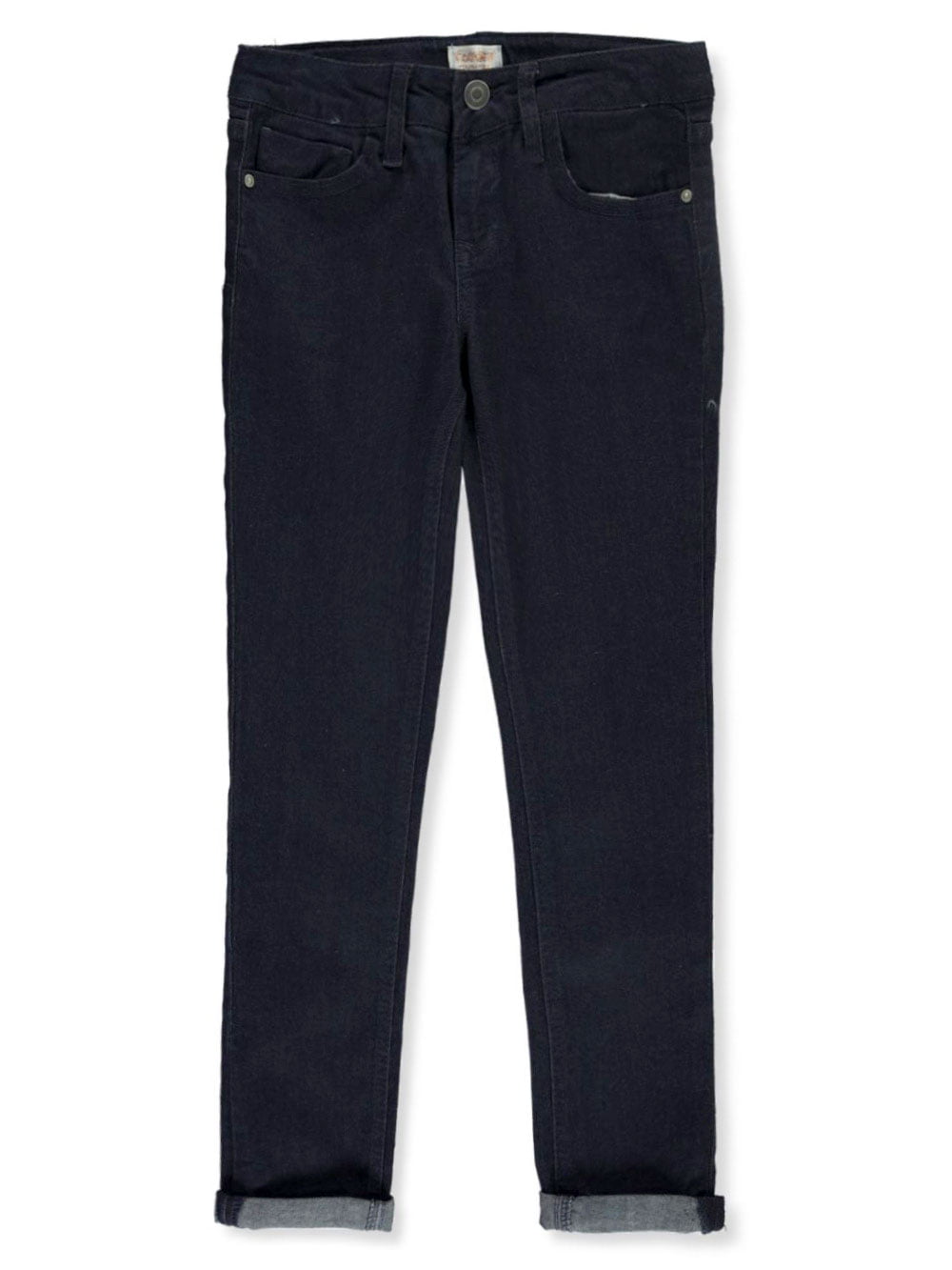 Cookie's Brand Girls' Cuffed Jeans - black, 6x - Walmart.com