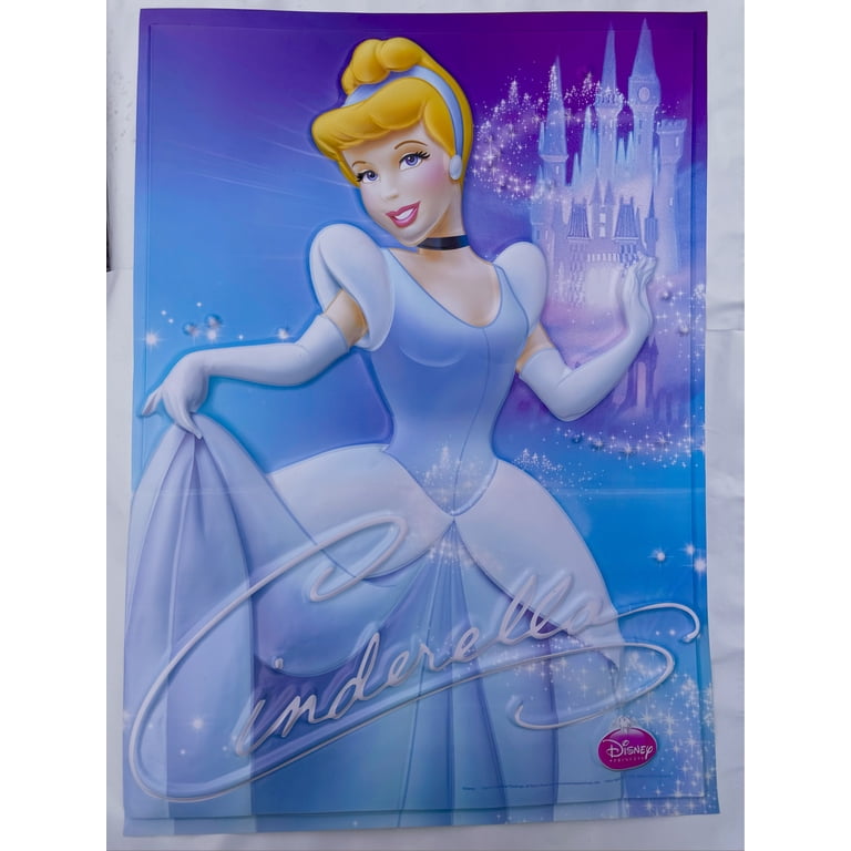 Large Classic Disney Princess Cinderella Poster - Blue Dress Cinderella 3D PVC Wall Poster - Walmart.com Large Classic Disney Princess Cinderella Poster - Blue Dress Cinderella 3D PVC Wall Poster - Walmart.com