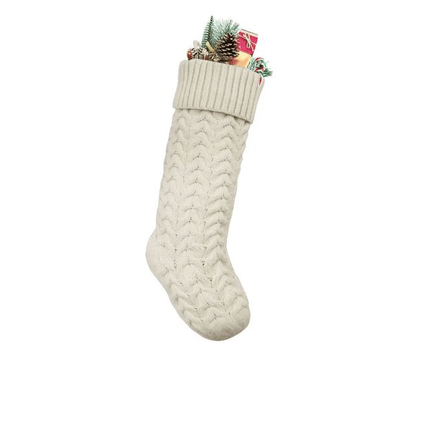 Calcetines navideños tejidos, bolsas de dulces para regalo de Navidad, adornos navideños para el hogar, adornos colgantes para árbol de Navidad, Año Nuevo 2023