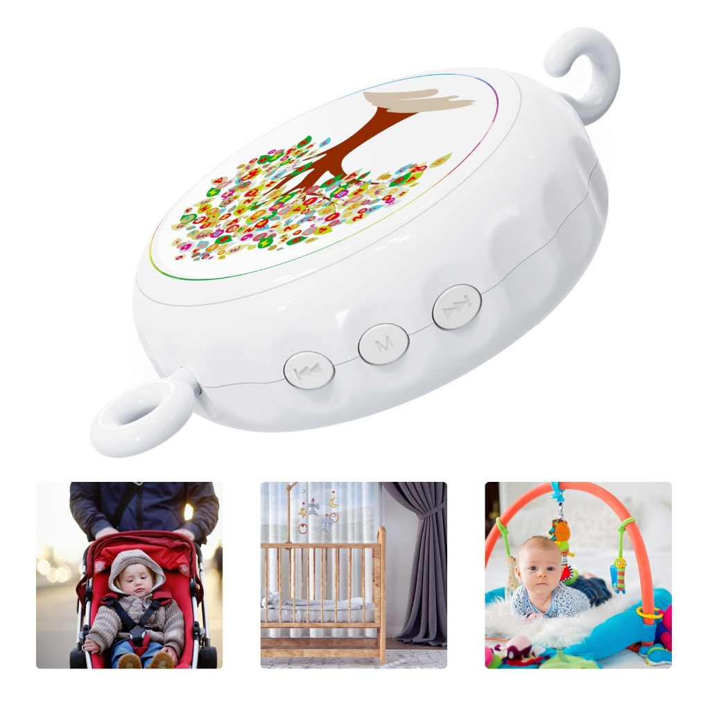 Baby Music Box and Frame Arm Bracket Baby Musical Crib Mobile Toy Nursery Decorations Rhythm Bed Bells Toy