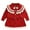 Red, variant on NAISIBABY Girls Knitted Sweater Set(1-8T), Long Sleeve Cardigan Tops and Ruffles Skirt Fall Winter Cute Dress Outfit Purple 7T