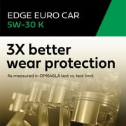 زيت كاسترول EDGE Euro 5W-30 K المتقدم الكامل للسيارات الاصطناعية ، 5 كوارت