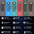 thumbnail image 4 of ZEALOT A4 Brown Mini Wireless Bluetooth 5.0 Speaker Solar, 4 of 8