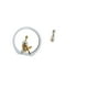 thumbnail image 5 of Figura De Niña, Estatua De Mujer, Centro De Mesa, Dormitorio, Regalo Para Lectores, Estantería, Escultura Abstracta De Granja, Amantes Besándose, Colección De Arte De Aniversario, Adorno,, 5 of 8