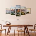 thumbnail image 3 of Elephant Stock Table Mountain Wall Art - Horizontal Multi Panel Canvas - Living Room Wall Decor - Places Multi Panel - Blue And Beige Decor - 92" x 42", 3 of 8
