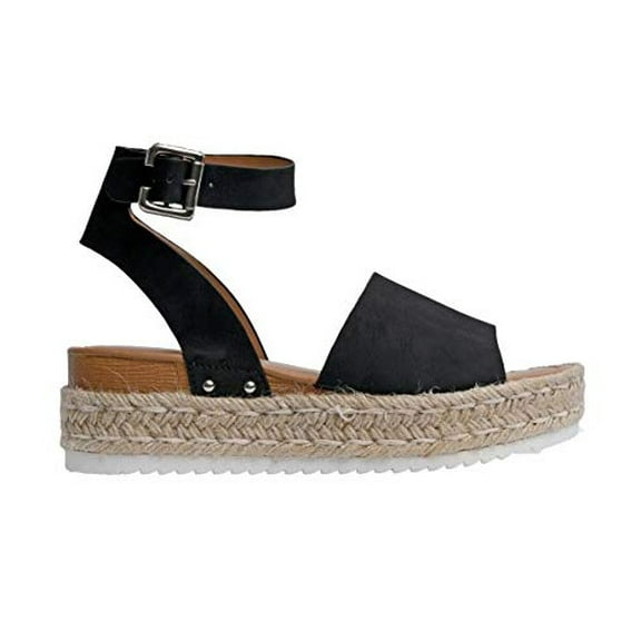 CUSHIONAIRE Women's Miranda Espadrille Wedge Sandal