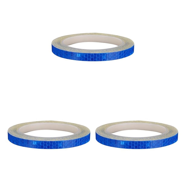 Scienceny Pegatina reflectante de 8M, cinta de advertencia luminosa para llanta, tira reflectora adhesiva para rueda de cuadro de bicicleta de Type6 NO6
