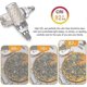 thumbnail image 5 of 4 Pack E14 Led Bulb 12w 1200lm Halogen Lamp Equivalent 100w 3000k Warm White Ac220-240v, 5 of 5