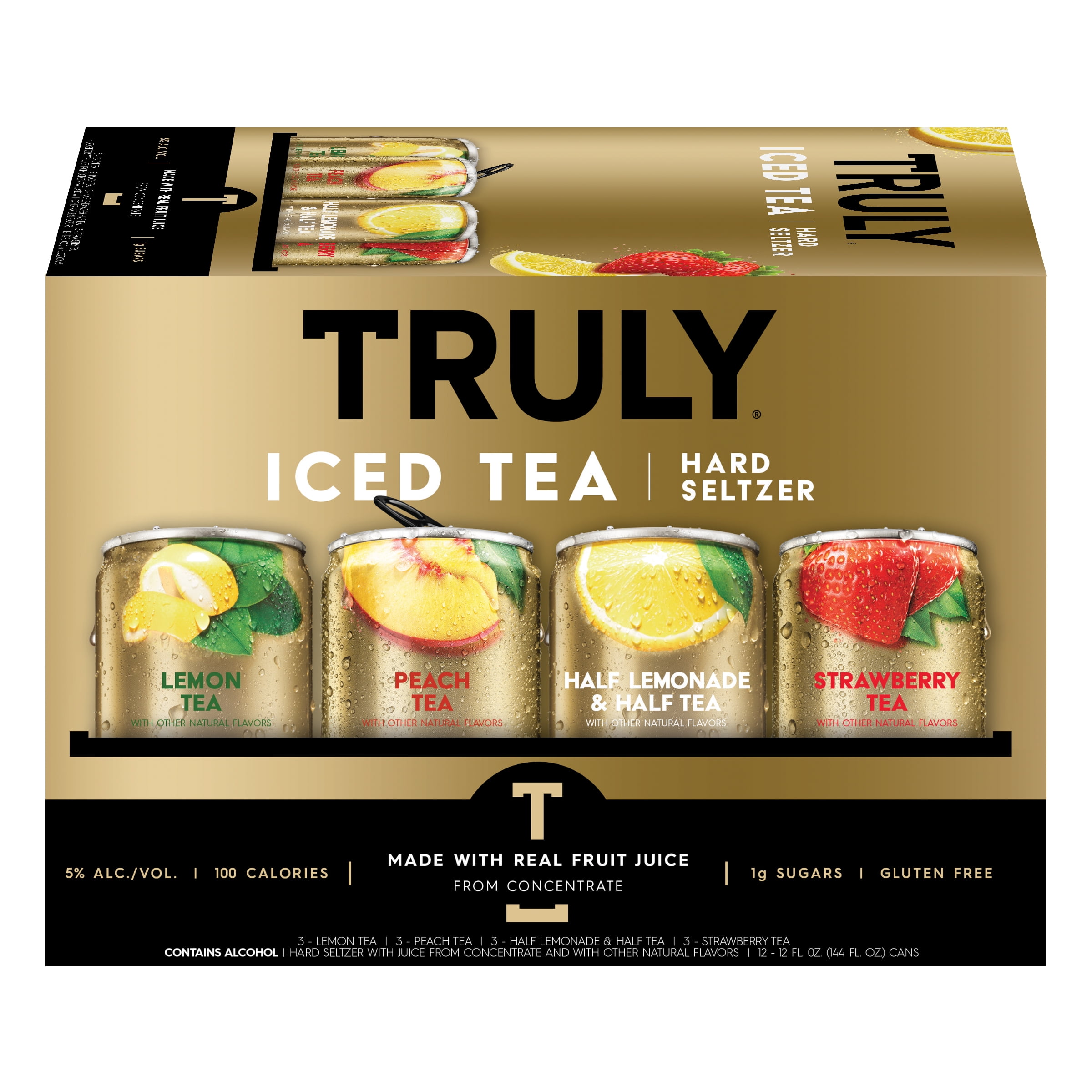 Buy TRULY Hard Seltzer Iced Tea Variety Pack, Spiked & Sparkling Water