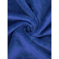 thumbnail image 5 of Bath Robe Men Womens Ultra-Soft Hooded Bathrobe Sleepwear,Navy, 5 of 7