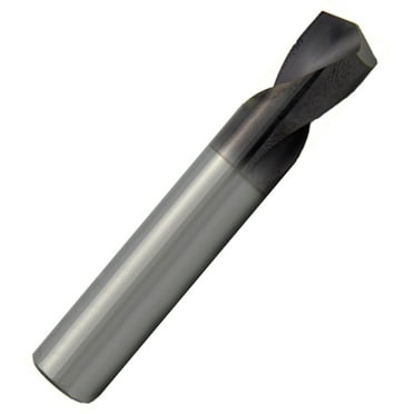 1/8" Diameter x 140° Point Angle Carbide N/C Spot Drill, AlTiN Coated, 0.625" Flute Length, 2.00" Overall Length