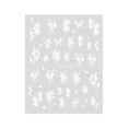 thumbnail image 1 of CAIROYAR Pegatinas de mariposa 3D para decoración de uñas, diseño de mariposa líquida blanca, 1 of 7