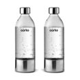 thumbnail image 1 of aarke Extra PET Bouteille en Acier Inoxydable (pour l'utilisation carbonator) (1L) 2-pack, 1 of 9