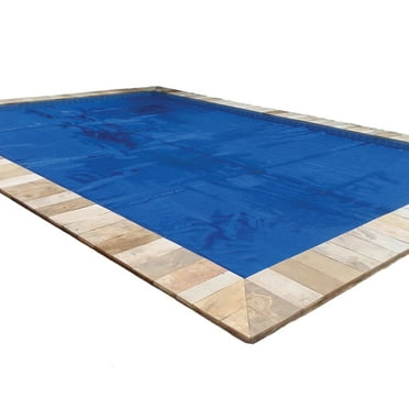 In The Swim 15' x 30' Premium Blue Rectangle Solar Pool Cover 12 Mil For Solar Heating Above Ground Pools and Inground Pools MIDR51530