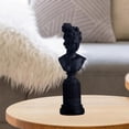 thumbnail image 3 of AMLESO Statue de Buste pour Femme Sculpture Élégante en Résine Noire, 3 of 7