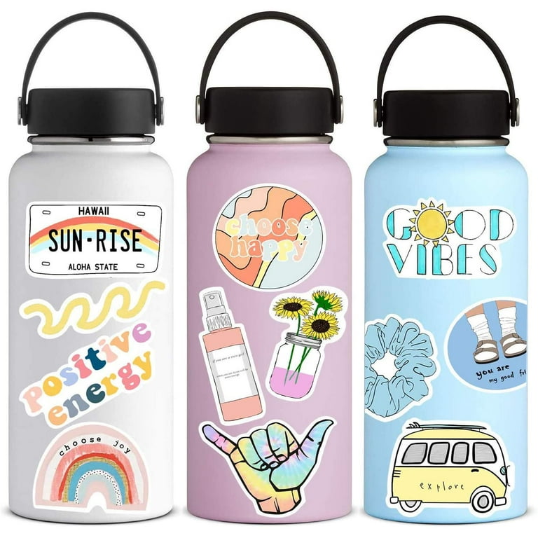Cute Vsco Girl Aesthetic Stickers For Hydro Flask, Laptops 35 Pack Uniquely  Designed Vinyl Water Bottle Stickers For Girls, Teens, Trendy Aesthetic St