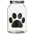 thumbnail image 4 of Amici Pet Buddy Chalkboard Paw Glass Storage Canister 108 oz, 4 of 5