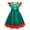 Green, variant on LUOGENLI Girls Dresses Size 10-12 Purple Toddler Kids Girls Cute Christmas Cartoon Prints Party Princess Dress Girls' Dresses White 10 - 12 Girls Dresses 10-12 Black 4-5 Years