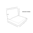 thumbnail image 3 of TK Classics CUSHIONS-VENICE-10f-BEIGE Cushion Set for Venice-10f, Beige, 3 of 5